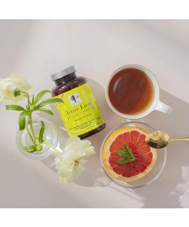 NEW NORDIC Active Liver Gummies | Milk Thistle, Artichoke & Turmeric | Peach & Mango Flavored | 60 Count Pack | Sugar Free, Gluten Free & Vegan - Buy Online on GoSupps.com