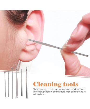 Healvian Earbuds Cleaner - Stainless Steel Ear Spoon Set for Earwax Removal - 3 Sets in PU Case - Ear Clean Supplies - Buy Online on GoSupps.com