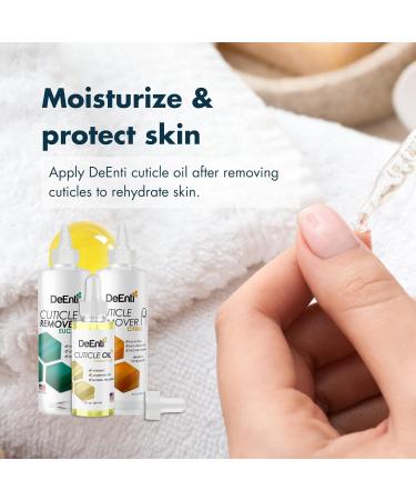 DeEnti Instant Cuticle Remover Gel - 15-Second Professional Cuticle Softener | 8oz for Hand Foot & Nail Care - Salon Quality Citrus Manicure & Pedicure Supplies - Buy Online on GoSupps.com