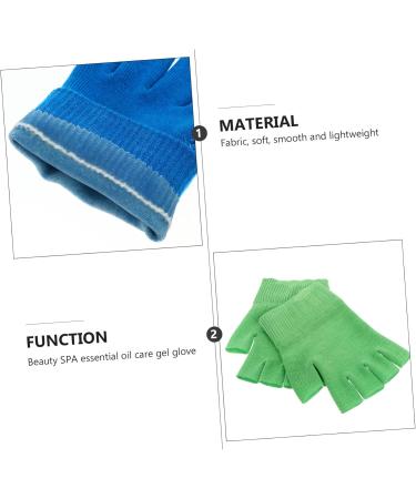 FRCOLOR 6 Pairs Gel Gloves Half Finger Spa Gloves Hand Gel Moisturizing Gloves Sleeping Gloves Gel Cotton Moisturizing Gloves Winter Gloves Miss Heel Socks Essential Oil Knitting - Buy Online on GoSupps.com