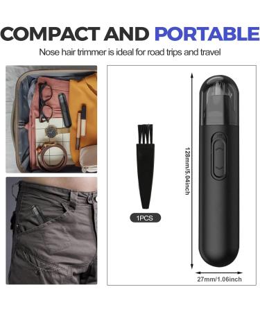 Nose Hair Trimmer Rechargeable Ear and Nose Hair Trimmer for Men Women Painless Nose Trimmer Professional USB Rechargeable Ear & Facial Hair Trimmer IPX7 Waterproof Dual Edge Blades Easy Cleansing - Buy Online on GoSupps.com