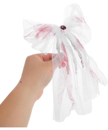 Holibanna Halloween Skeleton Hand Hair Clips Hair Bow Veil Bloody Eyeball Hair Barrettes Cosplay Costume Headpiece - Buy Online on GoSupps.com