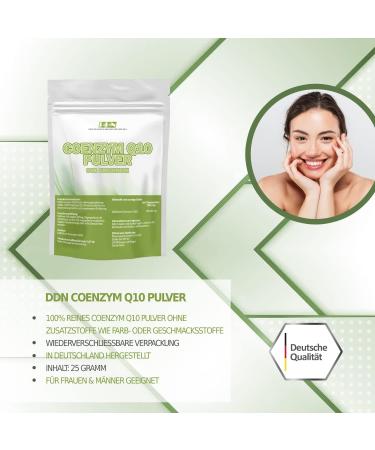 Buy Pure Coenzyme Q10 Powder - 25g Ubiquinone 99% - No Additives | Premium Quality for International Shipping - Buy Online on GoSupps.com