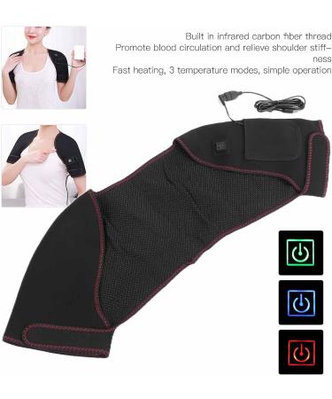 Electrically Heated Scarf & Massage Shoulder Wrap - 3 Modes Smoke-Free Comfort Perfect for Shoulder Pain Relief (2XL) - Buy Online on GoSupps.com