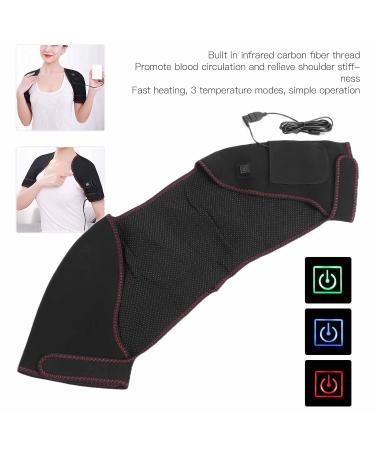 Buy Double Shoulder Heating Pillow - Electrical Support Belt for Pain Relief & Stress Reduction | Comfortable Large Shoulder Wrap - Buy Online on GoSupps.com