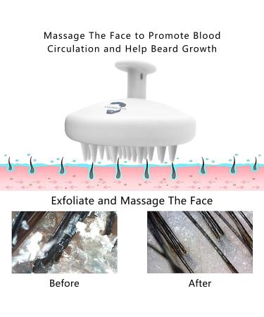 Beard Wash & Conditioner Set with Silicone Brush - Argan & Jojoba Oils, Softens, Strengthens, Reduces Itchiness, Dandruff & Frizz - Beard Shampoo with Beard Oil - 2 x 4 Fl Oz - Buy Online on GoSupps.com