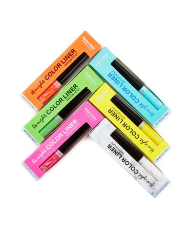 ROMANTIC BEAUTY Bright Color Liquid Eyeliner- Matte Liquid Eyeliner - Neon Eyeliner - Waterproof Eyeliner - Colorful Liquid Eyeliner Smudgeproof Long Lasting Colorful Eyeliner - Cruelty Free