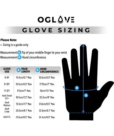 OGLOVE Waterproof Thermal Sports Gloves - Touchscreen Sensitive Field Gloves for Football, Soccer, Rugby, Cycling, Fishing - Adult Large - Buy Online on GoSupps.com