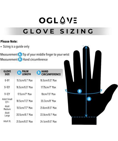 Buy Oglove Waterproof Thermo Sports Gloves for Kids | Touchscreen Bicycle & Football Gloves (Ages 9-10) - Perfect for Cycling Mountain Biking & Running - Buy Online on GoSupps.com