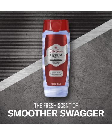 Old Spice Hydro Men's Body Wash 16oz 4-Pack - Smoother Swagger Scent - Hardest Working Collection - Buy Online on GoSupps.com