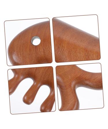 Minkissy 5x Fish-Shaped Massage Comb | Comfortable Wide Tooth Comb | No Static Wooden Gua Sha Tool for Scalp & Hair Care - Buy Online on GoSupps.com