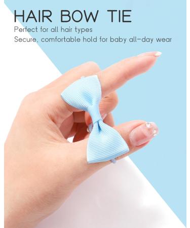 Jollybows 40 Pack Colorful 2 Inch Hair Ties for Girls - Mini Elastic Ponytail Holders & Hair Accessories for Toddlers - Buy Online on GoSupps.com