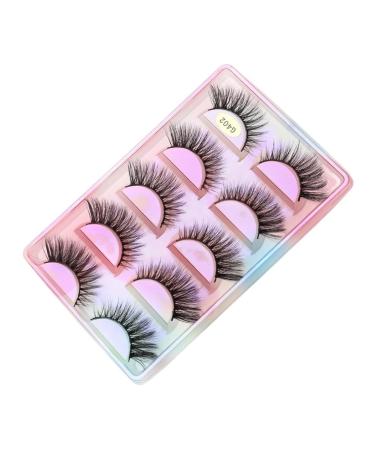 UAMOU 10 Styles 2/5/10/20/30/50/100 Boxes 3D Mink Lashes 5 Pairs Natural Individual Mink False Eye Lashes Make Up Kit Cilios Cheerfully (Color : G402 Size : 30 BOXES (150 pairs))