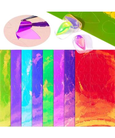 Self-Adhesive Decals Manicure Holographic Nail Sticker Ice Cube Aurora Mix Styles(set 04) - Buy Online on GoSupps.com