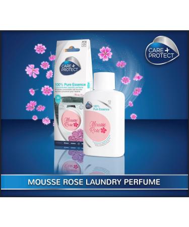 CARE + PROTECT Mousse Rose Laundry Perfume In-Wash Scent Booster 100ml - Long Lasting Formula for 20 Washes - Buy Online on GoSupps.com