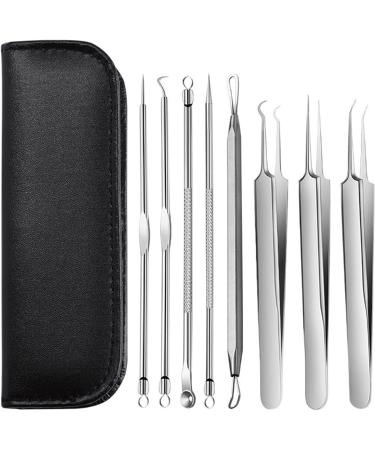 Acne Needle Stainless Steel Acne Needle Set Blackhead Remover Clean Spot Pimple Squeeze Removal Face Skin Care Tools (Color : 8PCS Iron Box) - Buy Online on GoSupps.com