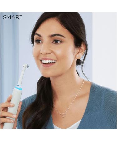Oral-B Smart 7 7000N Blue Electric Rechargeable Toothbrush and Oral-B Cross Action 4ct + Refills - Buy Online on GoSupps.com