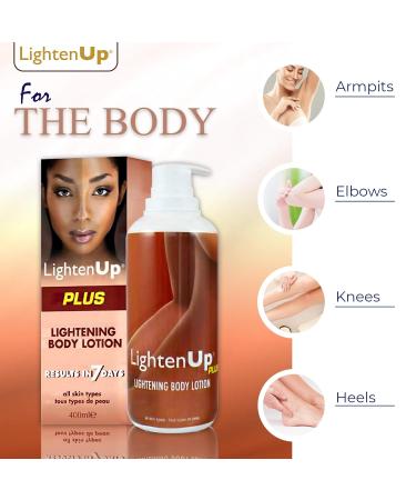 Lightenup Plus Skin-Light Body Lotion 13.5 fl oz - Fade Dark Spots Elbow & Armpit Treatment with Shea Butter & Alpha-Arbutin - Buy Online on GoSupps.com