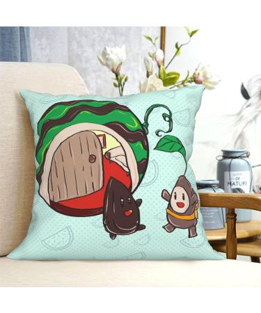 YYHHAOFA Sunflower Seeds Watermelon Seeds Prints Universal Pillowcase for All Seasons 20"x20" : Soft and Comfortable Suitable for car Sofa Black 20"x20" - Buy Online on GoSupps.com