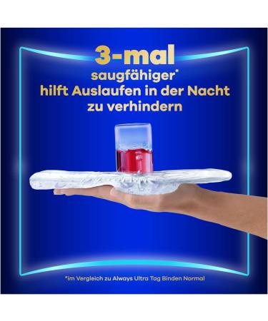 Always Sanitary Napkins Ultimate Night (Size 6) - 14 Wings for Maximum Comfort & Protection | International Shipping Available - Buy Online on GoSupps.com
