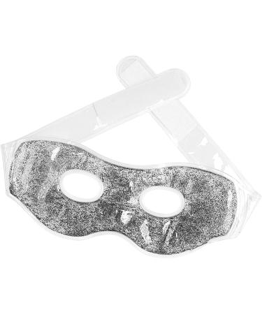 Fovolat Ice Eye Cover Hot/Cold Compress Eye Covers Cold Sensation Gel Eye Protectors Reusable Gel Spa Bead Eye Covers For Puffiness/Dark Circles/Eye Bags/Dry Eyes Silver - Buy Online on GoSupps.com