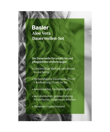 Basler Aloe Vera Perm Set N for Normal Hair - Ready to Use Ammonia-Free & Formaldehyde-Free - International Shipping Available - Buy Online on GoSupps.com