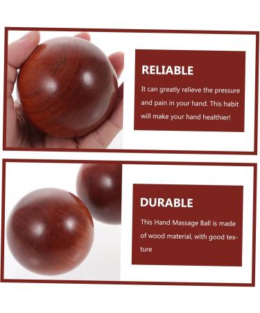 Ultechnovo Wooden Hand Massage Balls - Hard Springs Handball Massager for Hand Training & Relief | International Shipping Available - Buy Online on GoSupps.com