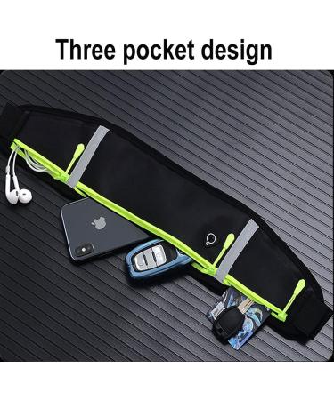 Waterproof Adjustable Running Bag | Passelts Cell Phone Hip Pocket for Jogging Fitness Cycling & Travel - Black - Buy Online on GoSupps.com