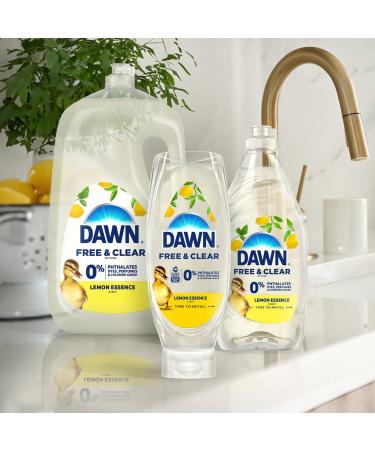 Dawn Free & Clear EZ-Squeeze Dish Soap Dishwashing Liquid Lemon 532 mL Lemon 532 ml (Pack of 1) - Buy Online on GoSupps.com