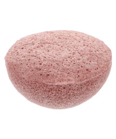Beaupretty Konjac Face Wash Natural Dish Sponge Natural Loofah Sponge Compressed Cleaning Sponges The Konjac Round Makeup Sponge Facial Cleaning Sponge Body Makeup Remover Pad Pink