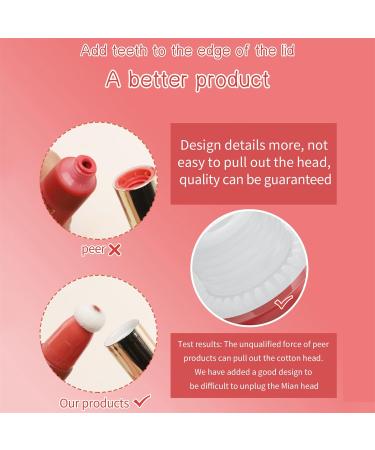 OKIKA Liquid Blush Long Lasting Matte Silky Cream Blush Moisturizing Silky Blush Smooth Creamy Texture Face Makeup Wand (01) - Buy Online on GoSupps.com