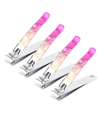 Stainless Steel Nail Clippers Nail Cutter Precise Trimming Comfortable Grip Multifunctional Tool for Fingernail and Toenail