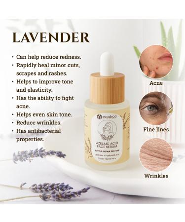 Ecodrop Azelaic Acid & Hyaluronic Acid Serum - 30ml | Daily Gentle Anti-Ageing Skincare for Face Reduces Acne Redness Dark Spot Blemishes & Brightens All Skin Types | Vegan & Cruelty-Free - Buy Online on GoSupps.com
