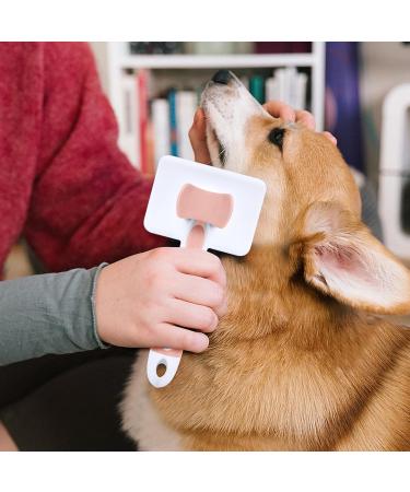 Vinabo Self-Cleaning Pet Brush | Dog & Cat Undercoat Removal | Perfect for Long & Short-Haired Pets - Cinnamon - Buy Online on GoSupps.com