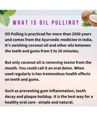 CocoPull Organic Oil Pulling 14 Sachets - Coconut & Peppermint Oil for Healthy Teeth, Gums, Bad Breath & Whitening - Buy Online on GoSupps.com