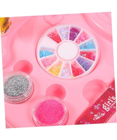 FOMIYES 2 Sets Nail Art Set Toy Kids Nail Polish Kids Decor Kids Tool Kit Nail Art Kit Nail Dryer Nail Decorations for Nail Art Kids Playset Decorate Pink Child Plastic Girl - Buy Online on GoSupps.com
