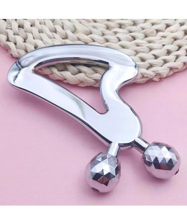 Heart Shape Face Roller Massager - Reduce Puffiness & Tighten Skin | Lifting Tool for Home & Travel - Buy Online on GoSupps.com