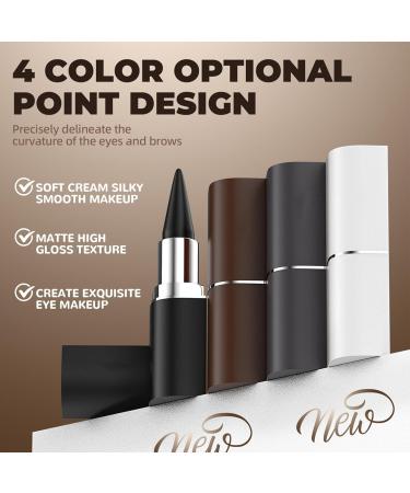 Crayon doublure pour les yeux crayon doublure pour les yeux imperm able | Dougoir d' il liquide preuve de tache - 4 couleurs des filles portables cosm tiques maquillage facile  - Buy Online on GoSupps.com