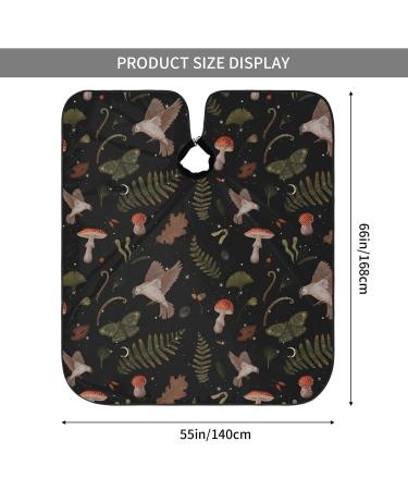 Shop Professional Navajo Haircut Cape - Adjustable Hairdresser Apron with Mushrooms & Birds | International Shipping Available - Buy Online on GoSupps.com