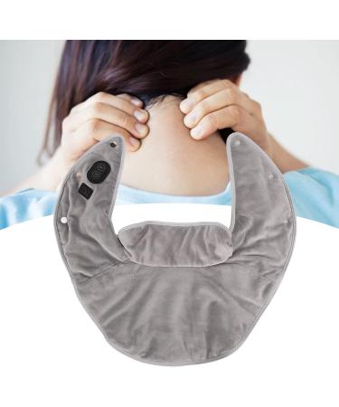 Gray Heating Pillows for Nose & Shoulders | 3-Stage Temperature Adjustment | Massage Mode | Sable Tissue | Electrically Heated Neck Bandage - Shop Internationally - Buy Online on GoSupps.com