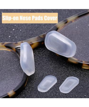 Buy Black Silicone Nose Pad Covers for Glasses - Non-Slip Anti-Slip M Size (5 Pairs) | International Shipping - Buy Online on GoSupps.com