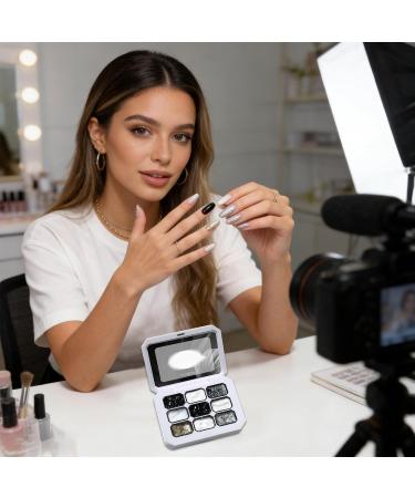 Gel de peinture pour ongles Ensemble cosm tique 9 grilles d grad longue dur e kit de peinture professionnel pour sculpture des ongles | Pigment facile appliquer pour les d butants les salons - Buy Online on GoSupps.com