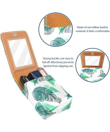 Portable Lip Gloss & Lipstick Holder Case with Mirror - Travel Makeup Organizer for Women | Multi-Color Mini Lipstick Storage Box (9.5x2x7 cm) - Buy Online on GoSupps.com