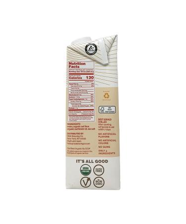 RISE Brewing Co Organic Original Oat Milk - 32 oz | Dairy-Free, Non-GMO - Buy Online on GoSupps.com