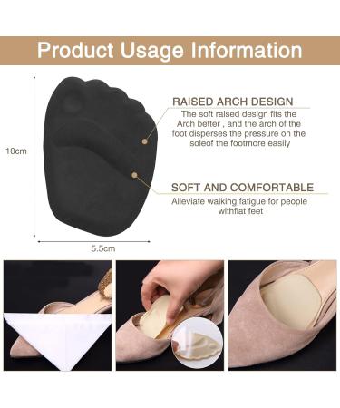 11 Pairs of Heel Cushions - Slipproof Forefoot & Heel Pads for Comfortable Shoes | Multicolor Shoe Inserts & Holders - Buy Online on GoSupps.com