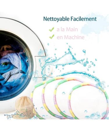 Comffy Washable Makeup Remover Cotton Pads Organic Cotton Makeup Remover Pads Bamboo Makeup Remover Pads Makeup Remover Wipe Towel - Pack of 19 (A) - Buy Online on GoSupps.com