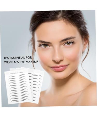Angoily 10 sheets Tattoos D Stickers Eyebrows Temporary False Sticker Waterproof Hair-like Imitation - Buy Online on GoSupps.com