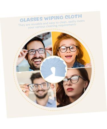 FOMIYES 50pcs Flannel Wiping Cloths - Premium Eyeglass & Lens Cleaning Rags | Double-Sided Microfiber Cleaning Wipes for Glasses | Ideal Gift for Vision Care - Buy Online on GoSupps.com