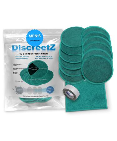 Men s Flatulence Pads End Odor & Noise Up to 100% Gas Relief for Adults Charcoal Flatulence Underwear Aid Gas Deodorizer & Silencer. Activated Charcoal Flatulence Relief. Anti-Gag Gift SB-12 SB-12 SilentlyFresh Filters for Mild Gas Days