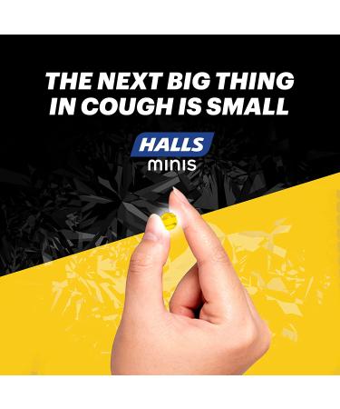 HALLS Minis Honey Lemon Sugar-Free Cough Drops - 24 Count (Pack of 8) - Buy Online on GoSupps.com